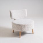 Armchair FLIPPIN - baltos spalvos fotelis