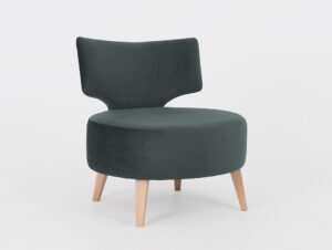 Armchair FLIPPIN - dulkių spalvos fotelis