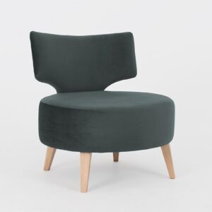 Armchair FLIPPIN - dulkių spalvos fotelis
