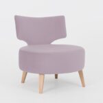 Armchair FLIPPIN - sultingų spanguolių spalvos fotelis