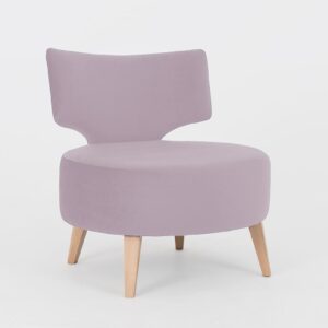 Armchair FLIPPIN - sultingų spanguolių spalvos fotelis