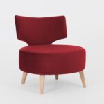 Armchair FLIPPIN - ličių spalvos fotelis