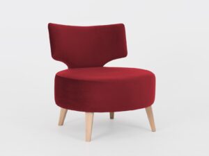 Armchair FLIPPIN - ličių spalvos fotelis