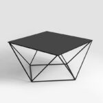 Kavos staliukas DARYL METAL 80 - juodas