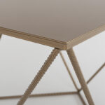 Kavos staliukas DARYL METAL 60 - auksas