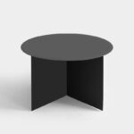 Kavos staliukas OLI METAL 70 round - juodas