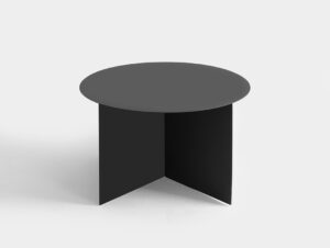 Kavos staliukas OLI METAL 70 round - juodas