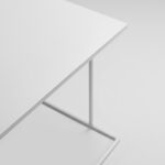 Kavos staliukas WALT METAL 100x60 - baltas