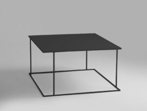 Kavos staliukas WALT METAL 80 - juodas