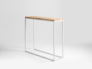 Konsolė JULITA SOLID WOOD 92-1F - ąžuolas, baltas