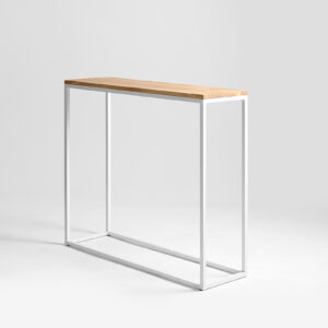 Konsolė JULITA SOLID WOOD 92-1F - ąžuolas, baltas