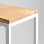 Konsolė JULITA SOLID WOOD 92-1F - ąžuolas, baltas