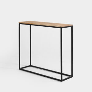 Konsolė JULITA SOLID WOOD 92-1F - ąžuolas, juodas