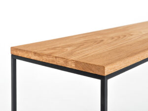 Konsolė TENSIO SOLID WOOD 100x30 - ąžuolas, juodas