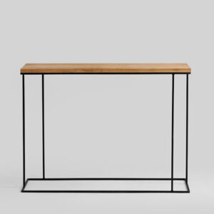 Konsolė WALT SOLID WOOD 100 - ąžuolas, juodas