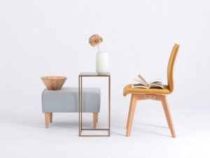 Šoninis staliukas TENSIO METAL 30 - auksas