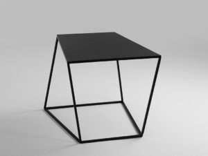 Šoninis staliukas ZAK METAL 50 - juodas