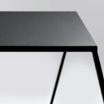 Šoninis staliukas ZAK METAL 80 - juodas