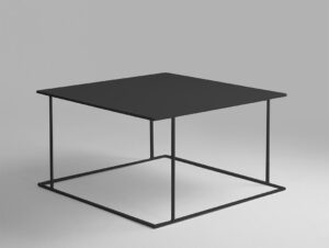 Kavos staliukas WALT METAL 80 - juodas