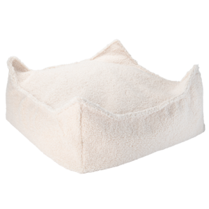 Cream White Square sėdmaišis