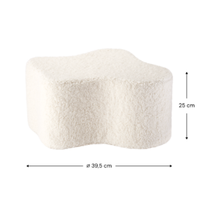 Cream White Cloud Pufas