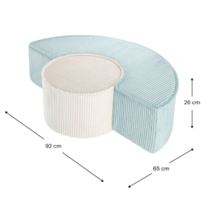 Peppermint Green Pufų Žaidimų rinkinys